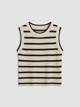 Leisure Stripe Knit Crop Top